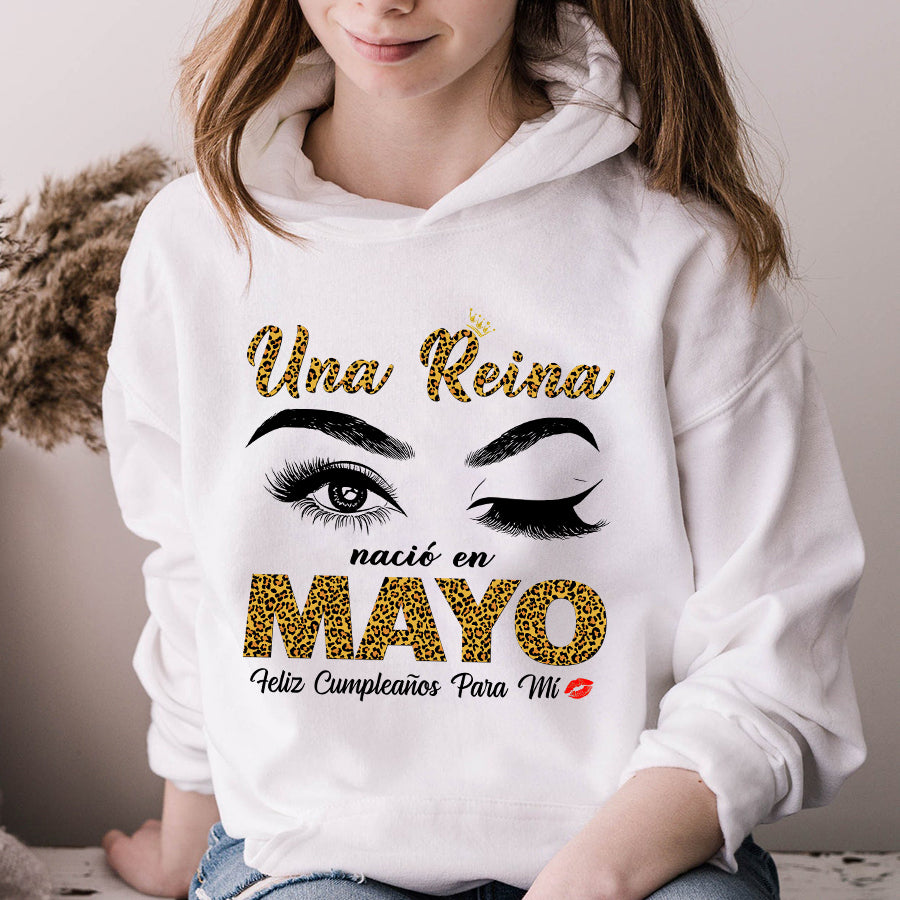 Camisa De Cumpleaños De Mayo, Camisa De Cumpleaños Personalizada, Reinas Nacidas En Mayo, Regalos De Cumpleaños De Mayo, Camisas De Mayo Para Mujeres