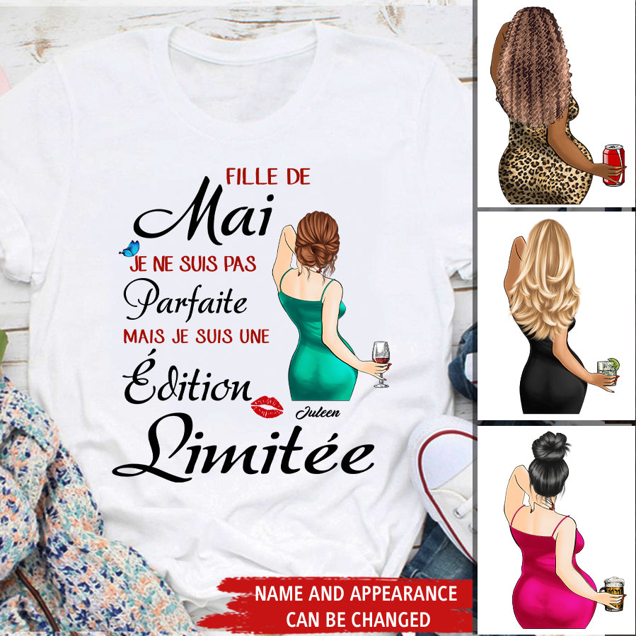 Chemise D&#39;anniversaire De Mai, Chemise D&#39;anniversaire Personnalisée, Reines Nées En Mai, Cadeaux D&#39;anniversaire De Mai, Chemises De Mai Pour Les Femmes