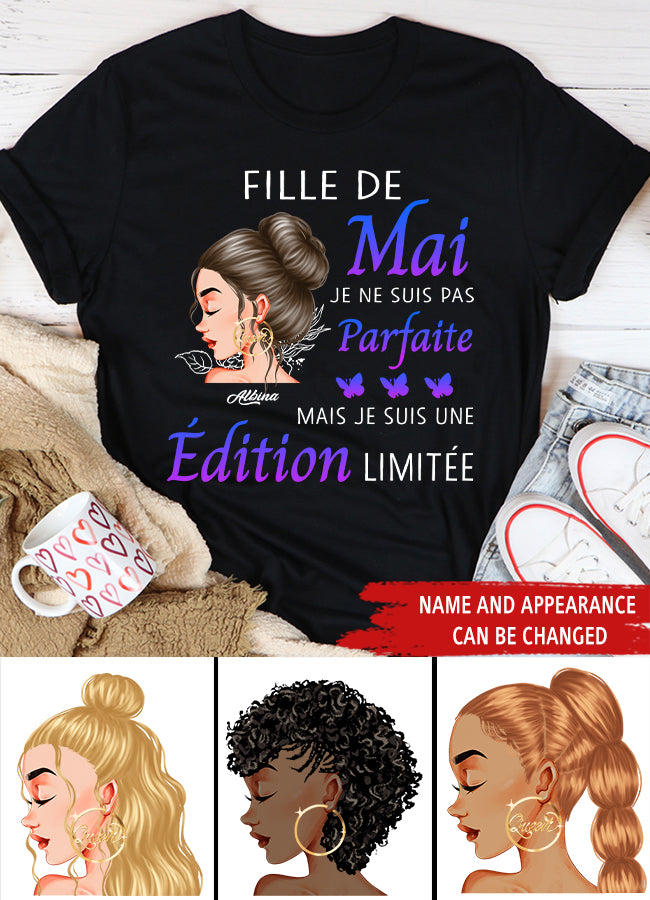 Chemise D&#39;anniversaire De Mai, Chemise D&#39;anniversaire Personnalisée, Reines Nées En Mai, Cadeaux D&#39;anniversaire De Mai, Chemises De Mai Pour Les Femmes