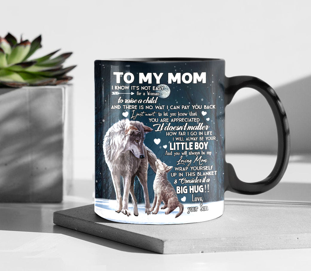 Mothers Day Mug, Mother‘s Day Gifts From Son, Wolf Coffee Mug, Happy Mother Day Mug, Mothers Day Gift ideas from son, Mothers Day Cup, Mother Day Gift, Coffee Cup