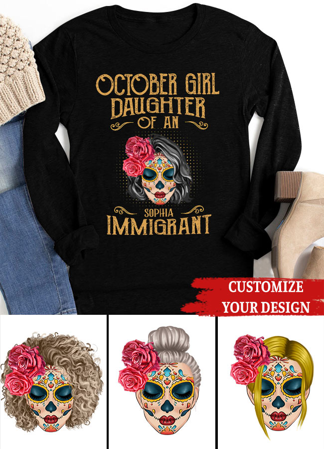 October Birthday Shirt, Custom Birthday Shirt, Queens Born In October, October Birthday Shirts For Woman, October Birthday Gifts