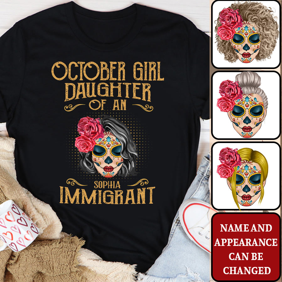 October Birthday Shirt, Custom Birthday Shirt, Queens Born In October, October Birthday Shirts For Woman, October Birthday Gifts