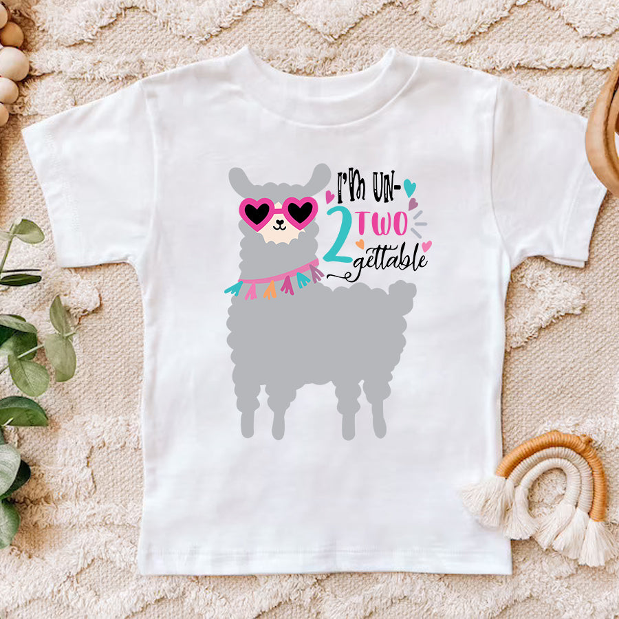Second Birthday Shirt, 2nd Birthday Shirt, Llamas Birthday Shirt, Two Birthday Shirt, 2nd Birthday T Shirt, Baby Shirt
