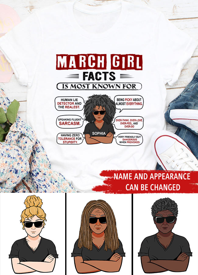 March Birthday Shirt, Custom Birthday Shirt, Queens Born In March, March Birthday Shirts For Woman, March Birthday Gifts