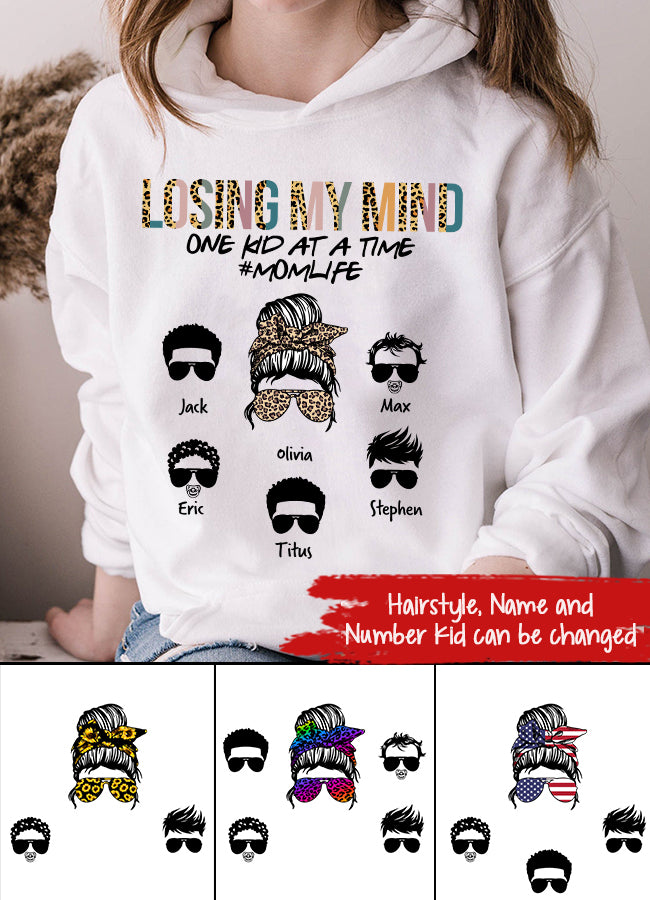 Custom Mothers Day Shirt, Losing My Mind Mother&#39;s Day T Shirt, Mom Life Mother&#39;s Day Tee Shirts, Funny Mothers Day Shirts, Mother Day Gift