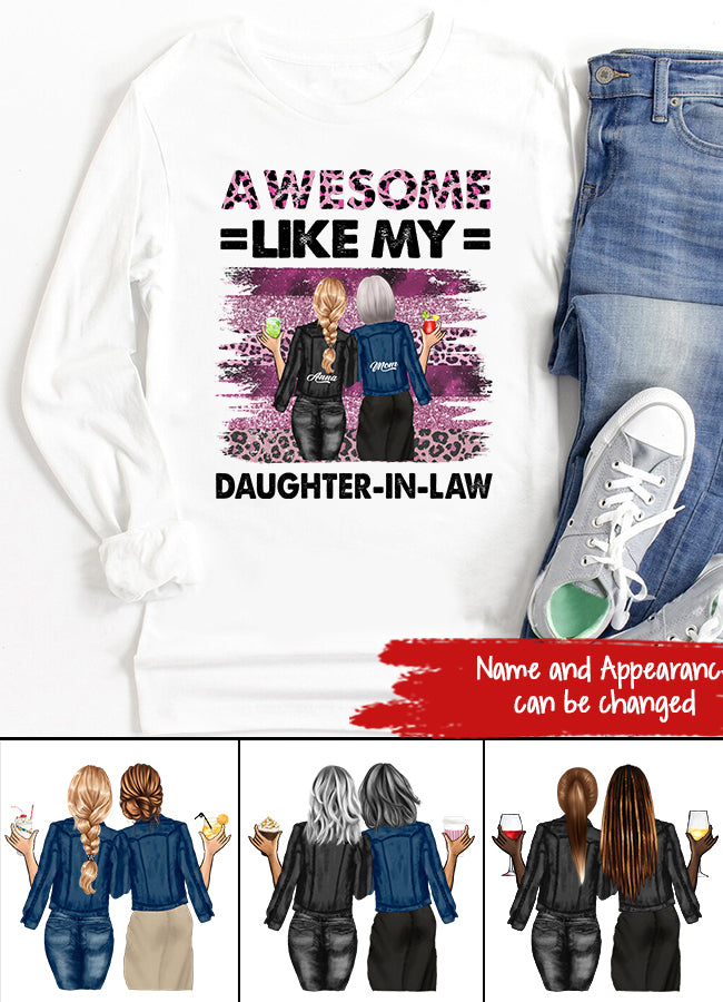Personalized Mothers Day Shirts, Daughter In Law Shirt, Mother&#39;s Day Gifts For Daughter In Law, Mother&#39;s Day T Shirt, Mother&#39;s Day Shirt Ideas, New Daughter In Law Gifts, Mother Day Gift