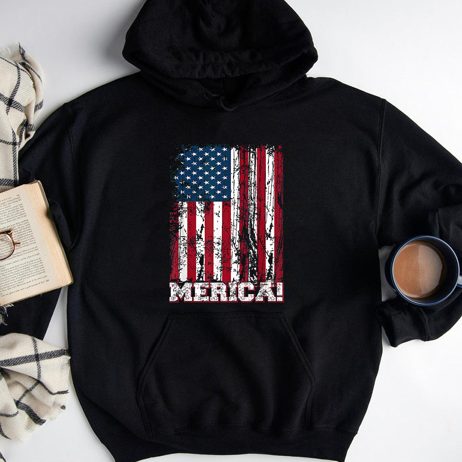 Independence Day Shirt 4th of July Independence Day US American Flag Patriotic T-Shirt