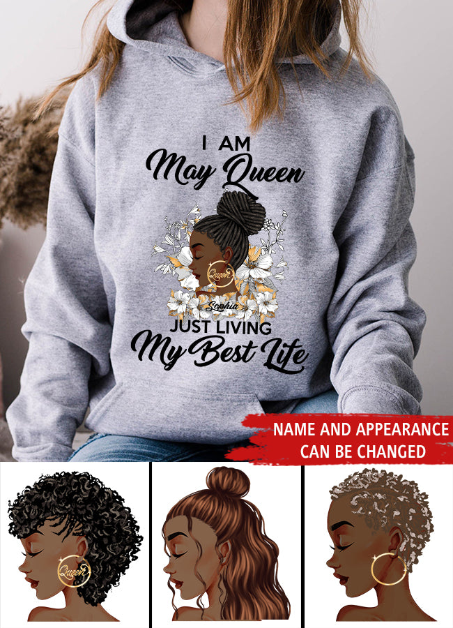 May Birthday Shirt, Custom Birthday Shirt, Queens Born In May, May Birthday Gifts, May Shirts For Woman