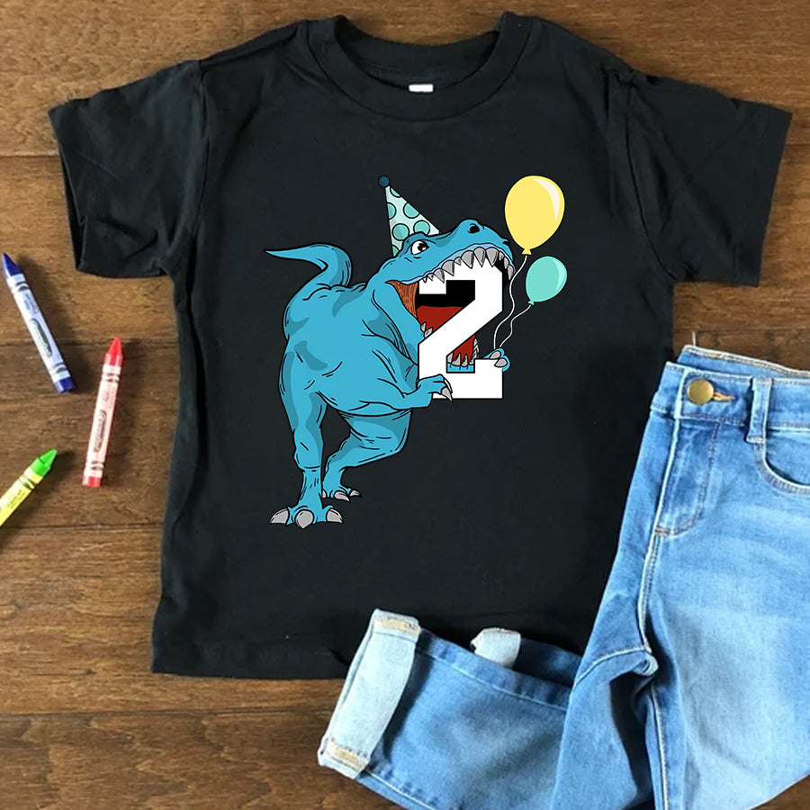 Second Birthday Shirt, 2nd Birthday Shirt, Dinosaur Birthday Shirt, Two Birthday Shirt, 2nd Birthday T Shirt, Baby Shirt