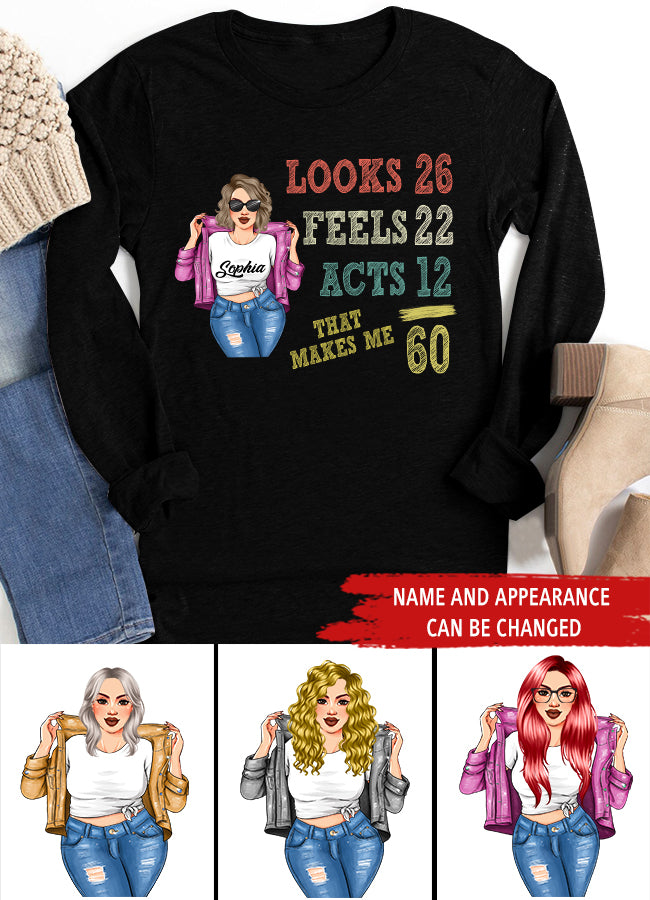 60th Birthday Shirts, Custom Birthday Shirts, Turning 60 Shirt, Gifts For Women Turning 60, 60 And Fabulous Shirt, 1963 Shirt