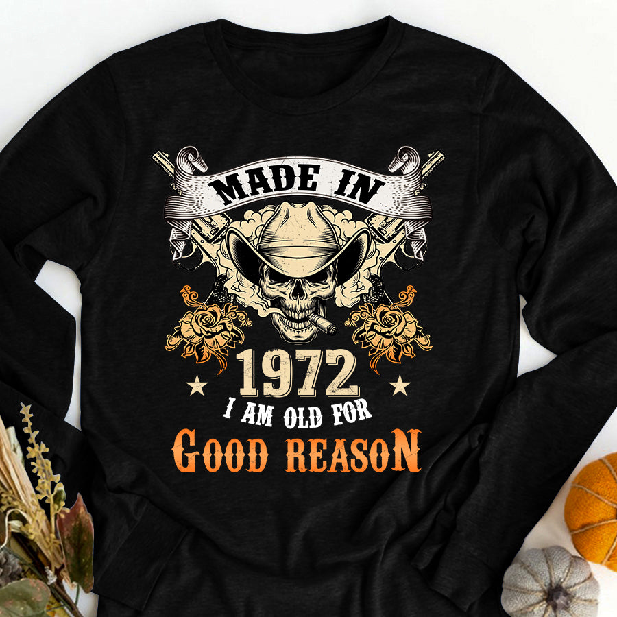 50th Birthday Shirts, Birthday Shirts, Turning 50 Shirt, Gifts For Him, Turning 50, 50th And Fabulous Shirt, 1973 Shirt, 50th Birthday Shirts For him