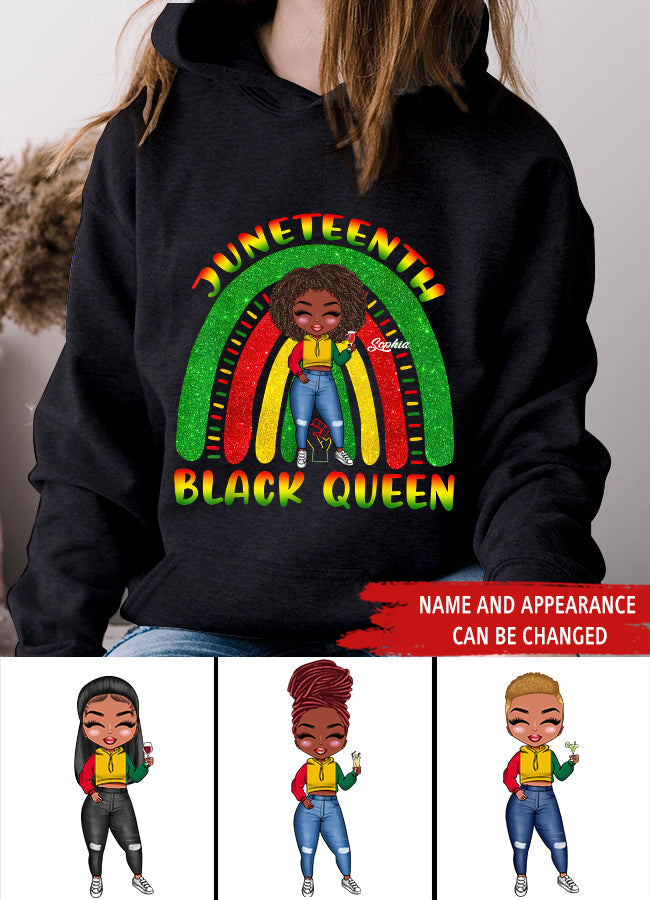 Juneteenth Shirt, Custom Juneteenth Shirt, Juneteenth Black African American Cute Women Teens Girls T-Shirt