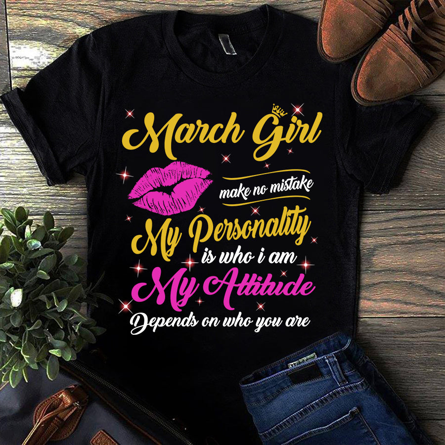 March Birthday Shirt, Birthday Shirt, Queens Born In March, March Birthday Gifts, March Shirts For Woman