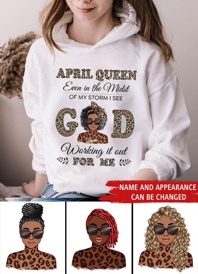 April Birthday Shirt, Custom Birthday Shirt, Queens Born In April, April Birthday Gifts, April shirts for Woman