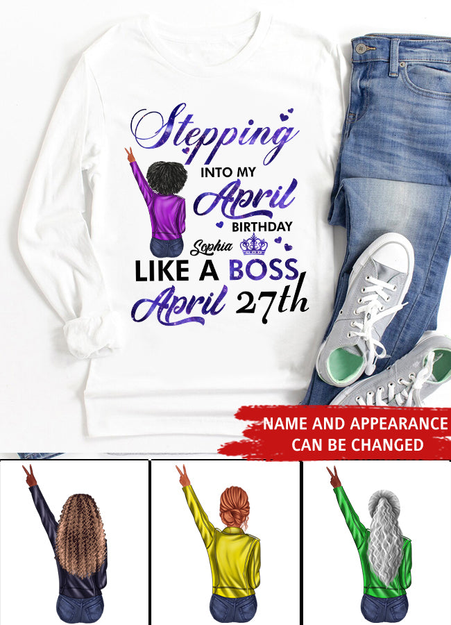 April Birthday Shirt, Custom Birthday Shirt, Queens Born In April, April Birthday Gifts, April shirts for Woman