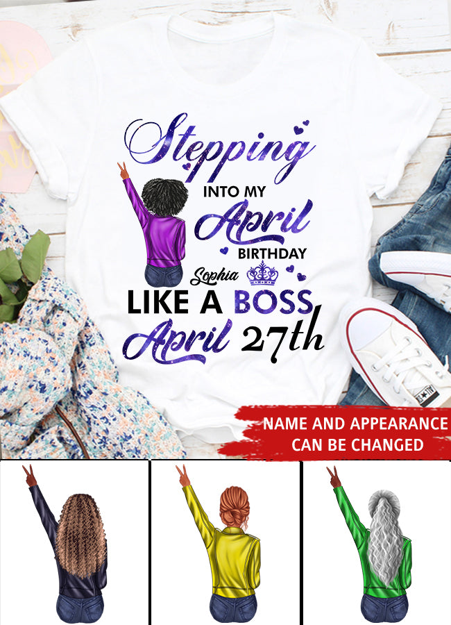 April Birthday Shirt, Custom Birthday Shirt, Queens Born In April, April Birthday Gifts, April shirts for Woman
