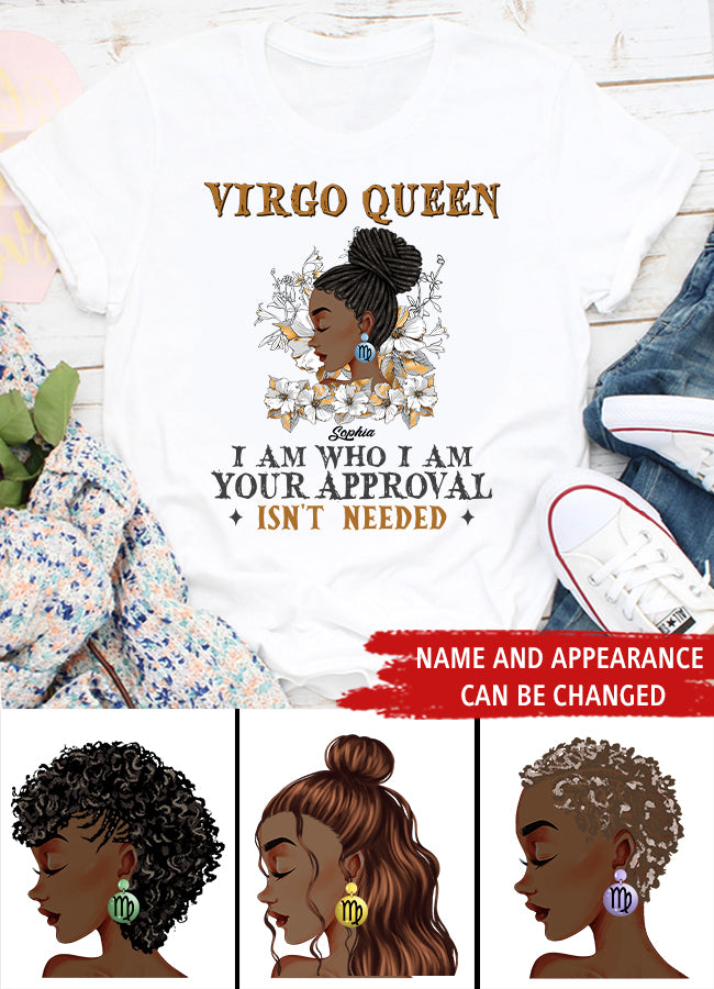 Custom Birthday Shirt, Virgo Zodiac t shirt, Virgo Birthday shirt, Virgo t shirts for ladies, Virgo queen t shirt, Virgo Queen Birthday shirt