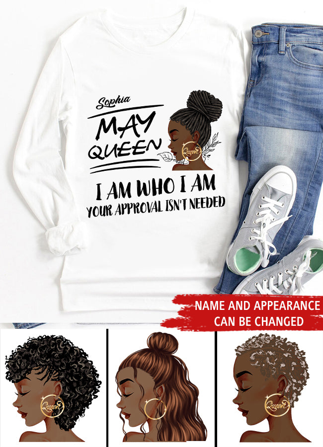 May Birthday Shirt, Custom Birthday Shirt, Queens Born In May, May Birthday Gifts, May Shirts For Woman
