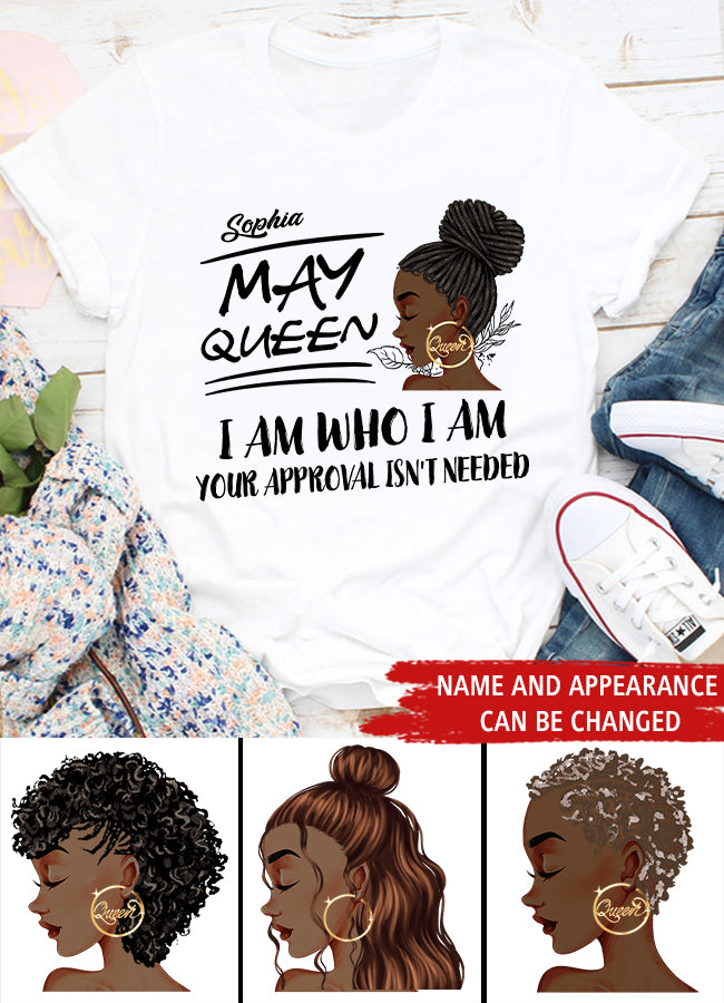 May Birthday Shirt, Custom Birthday Shirt, Queens Born In May, May Birthday Gifts, May Shirts For Woman