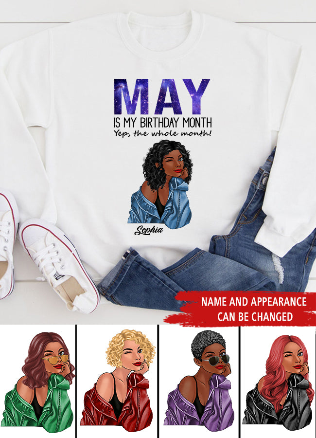 May Birthday Shirt, Custom Birthday Shirt, Queens Born In May, May Birthday Gifts, May Shirts For Woman