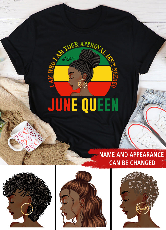 June Birthday Shirt, Custom Birthday Shirt, Queens Born In June, June Birthday Shirts For Woman, June Birthday Gifts