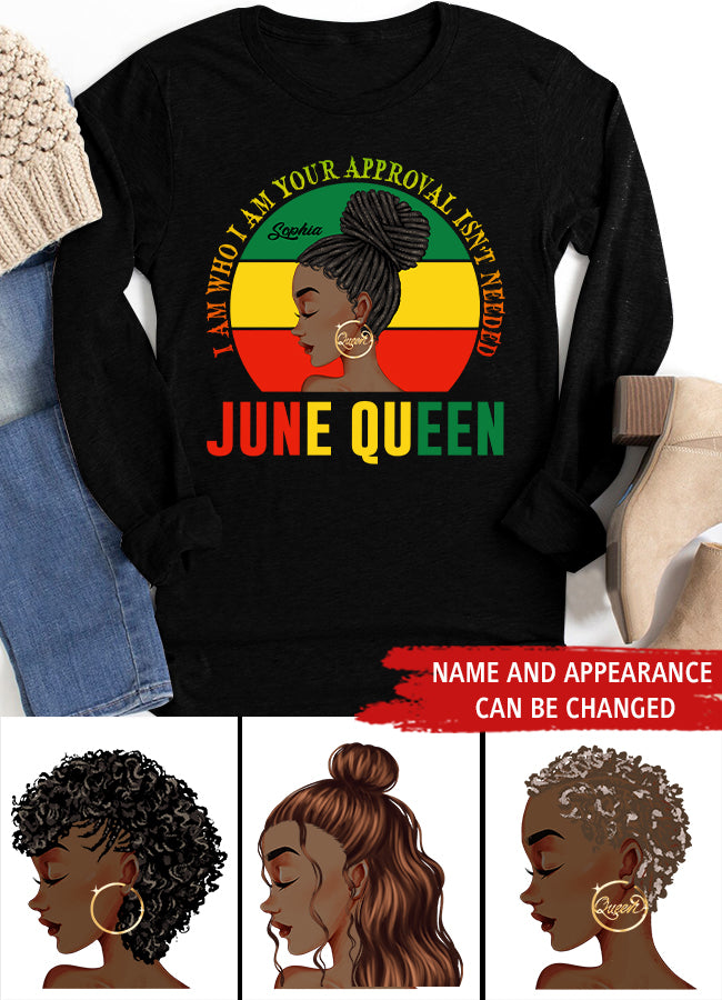 June Birthday Shirt, Custom Birthday Shirt, Queens Born In June, June Birthday Shirts For Woman, June Birthday Gifts