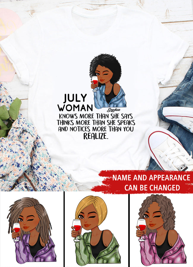 July Birthday Shirt, Custom Birthday Shirt, Queens Born In July, July Birthday Gifts, July Shirts For Woman