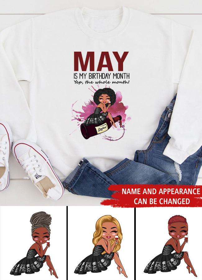 May Birthday Shirt, Custom Birthday Shirt, Queens Born In May, May Birthday Gifts, May Shirts For Woman
