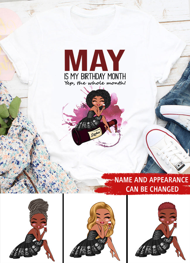 May Birthday Shirt, Custom Birthday Shirt, Queens Born In May, May Birthday Gifts, May Shirts For Woman