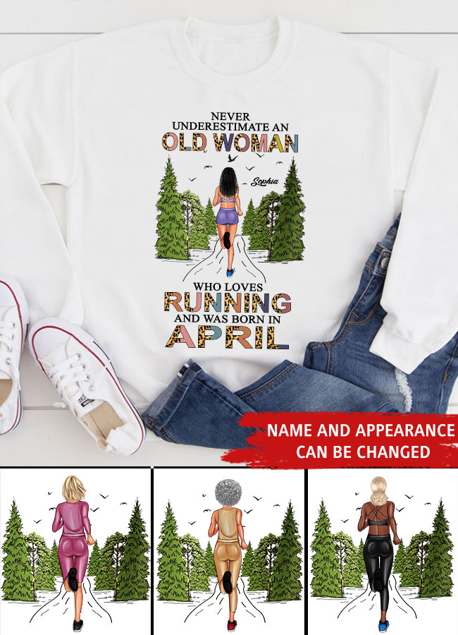 April Birthday Shirt, Custom Birthday Shirt, Queens Born In April, April Birthday Gifts, April shirts for Woman, Custom running shirts, Birthday running shirt