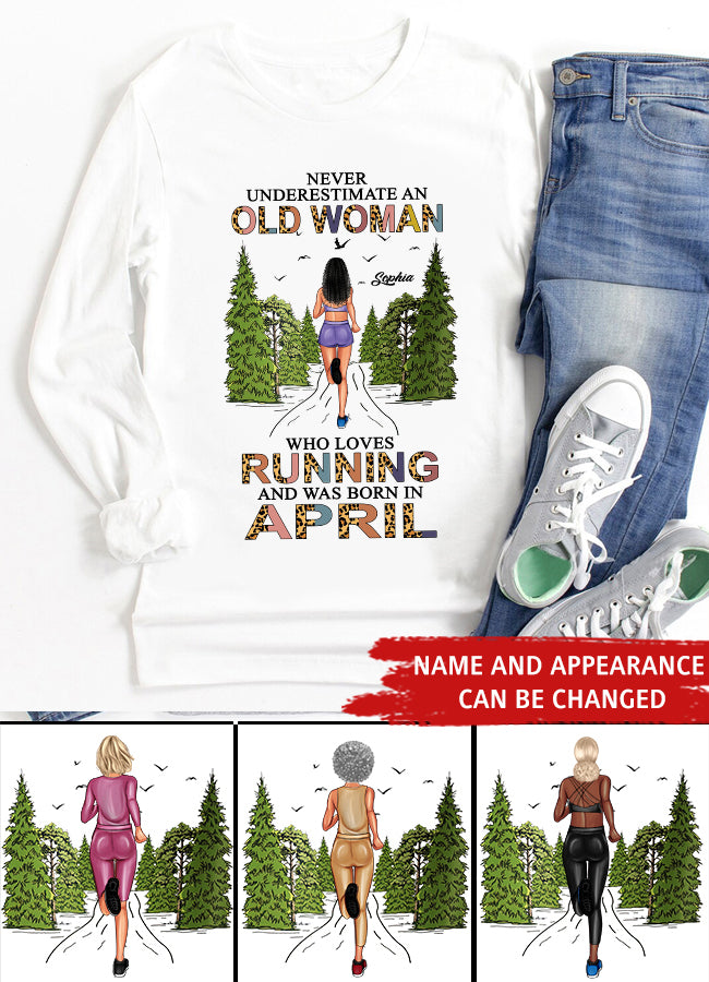 April Birthday Shirt, Custom Birthday Shirt, Queens Born In April, April Birthday Gifts, April shirts for Woman, Custom running shirts, Birthday running shirt