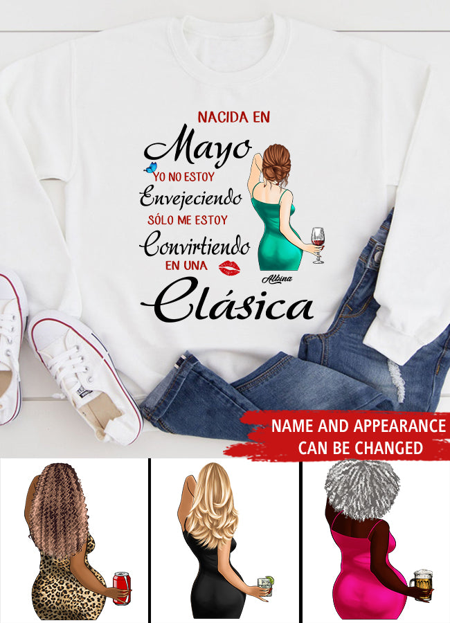 Camisa De Cumpleaños De Mayo, Camisa De Cumpleaños Personalizada, Reinas Nacidas En Mayo, Regalos De Cumpleaños De Mayo, Camisas De Mayo Para Mujeres