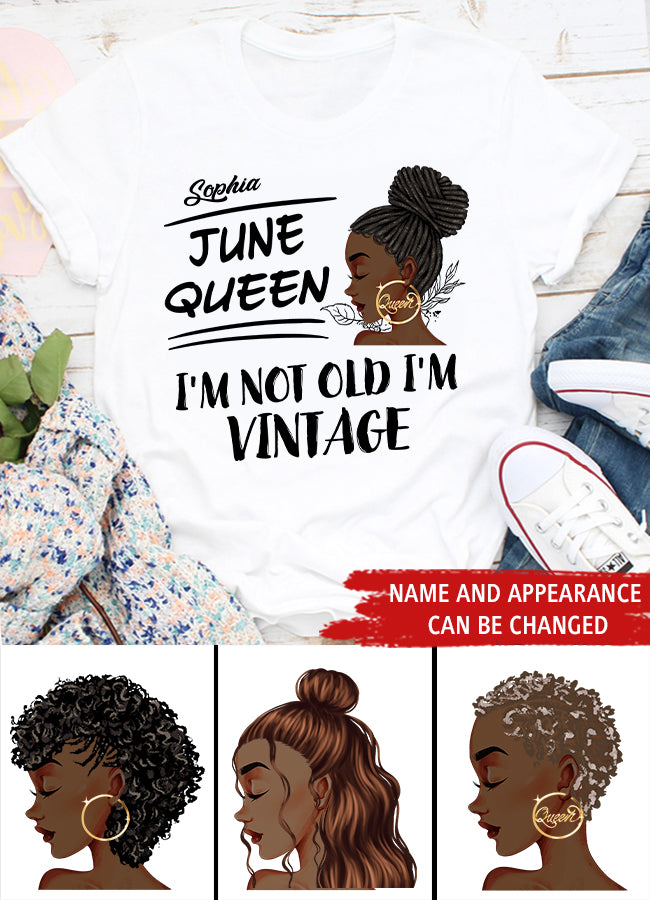 June Birthday Shirt, Custom Birthday Shirt, Queens Born In June, June Birthday Shirts For Woman, June Birthday Gifts