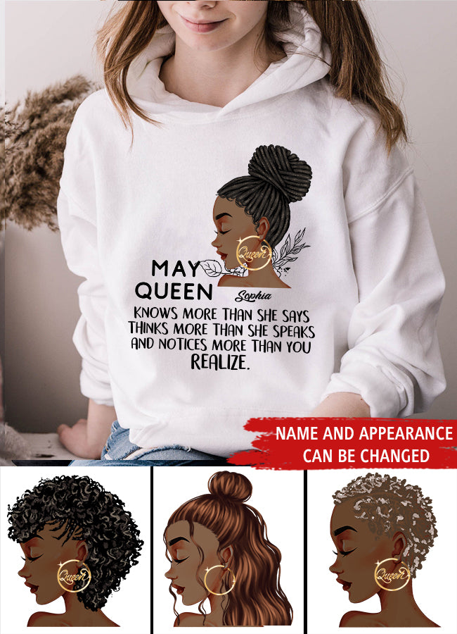 May Birthday Shirt, Custom Birthday Shirt, Queens Born In May, May Birthday Gifts, May Shirts For Woman