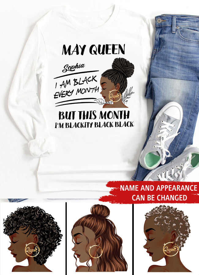 May Birthday Shirt, Custom Birthday Shirt, Queens Born In May, May Birthday Gifts, May Shirts For Woman