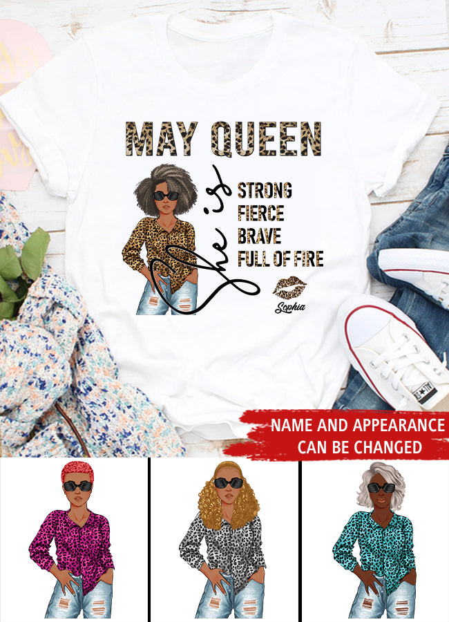 May Birthday Shirt, Custom Birthday Shirt, Queens Born In May, May Birthday Gifts, May Shirts For Woman