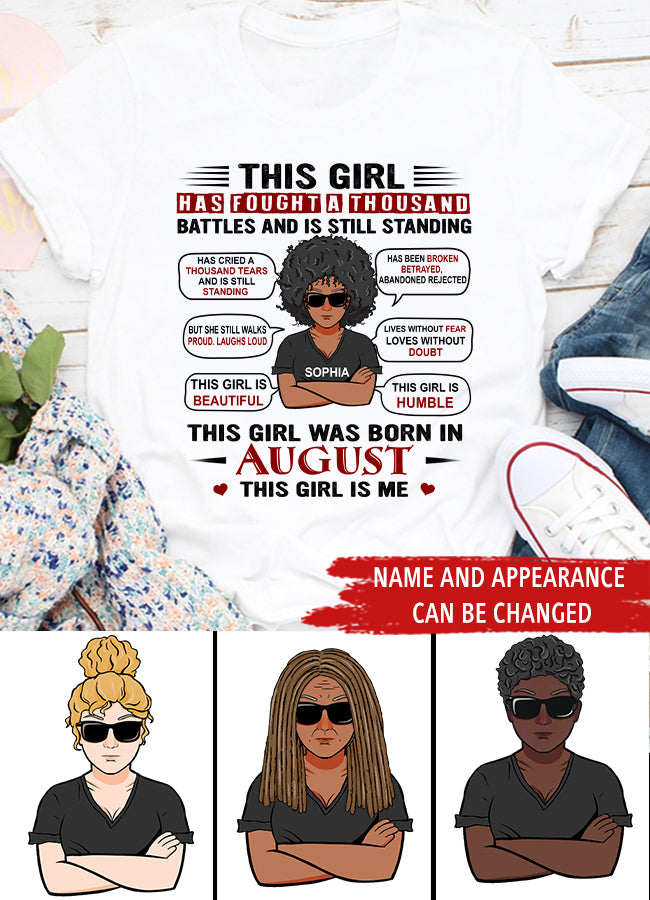 August Birthday Shirt, Custom Birthday Shirt, Queens are Born In August, August Birthday Shirts For Woman, August Birthday Gifts