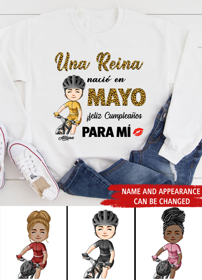 Camisa De Cumpleaños De Mayo, Camisa De Cumpleaños Personalizada, Reinas Nacidas En Mayo, Regalos De Cumpleaños De Mayo, Camisas De Mayo Para Mujeres