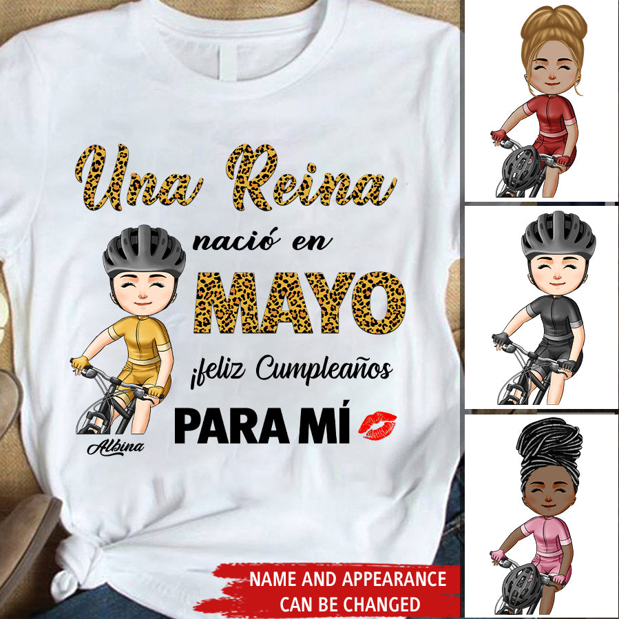 Camisa De Cumpleaños De Mayo, Camisa De Cumpleaños Personalizada, Reinas Nacidas En Mayo, Regalos De Cumpleaños De Mayo, Camisas De Mayo Para Mujeres