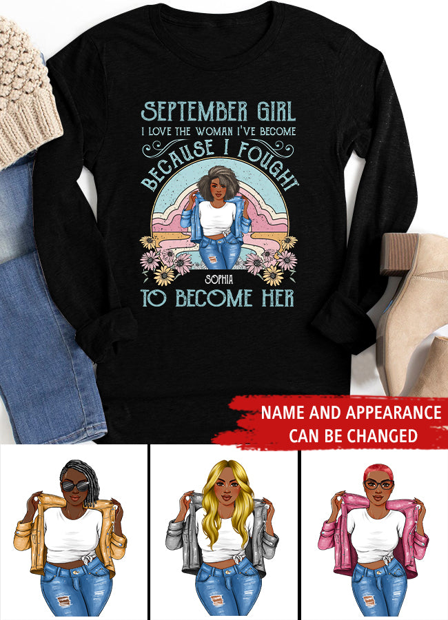 September Birthday Shirt, Custom Birthday Shirt, Queens are Born In September, September Birthday Shirts For Woman, September Birthday Gifts