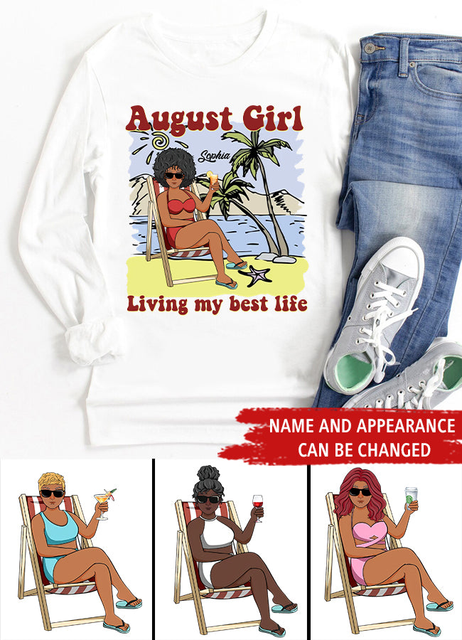 August Birthday Shirt, Custom Birthday Shirt, Queens are Born In August, August Birthday Shirts For Woman, August Birthday Gifts