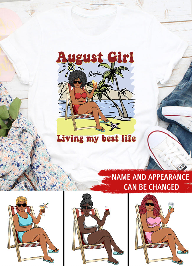 August Birthday Shirt, Custom Birthday Shirt, Queens are Born In August, August Birthday Shirts For Woman, August Birthday Gifts