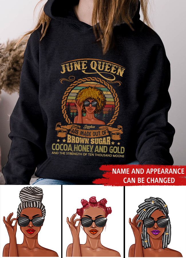 June Birthday Shirt, Custom Birthday Shirt, Queens Born In June, June Birthday Shirts For Woman, June Birthday Gifts