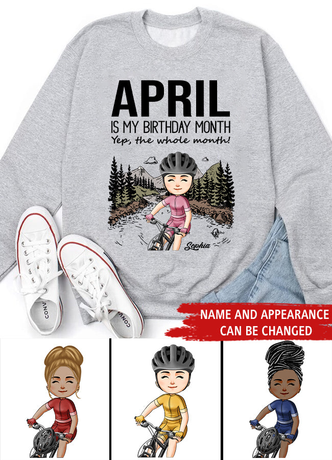 April Birthday Shirt, Custom Birthday Shirt, Queens Born In April, April Birthday Gifts, April shirts for Woman