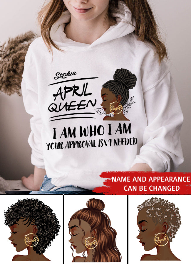 April Birthday Shirt, Custom Birthday Shirt, Queens Born In April, April Birthday Shirts For Woman, April Birthday Gifts