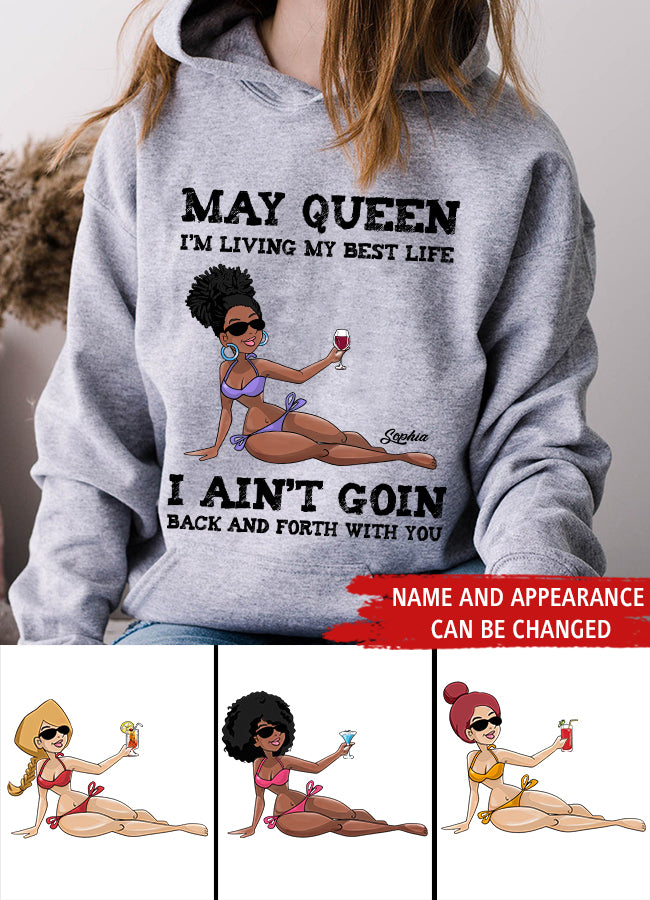 May Birthday Shirt, Custom Birthday Shirt, Queens Born In May, May Birthday Gifts, May Shirts For Woman