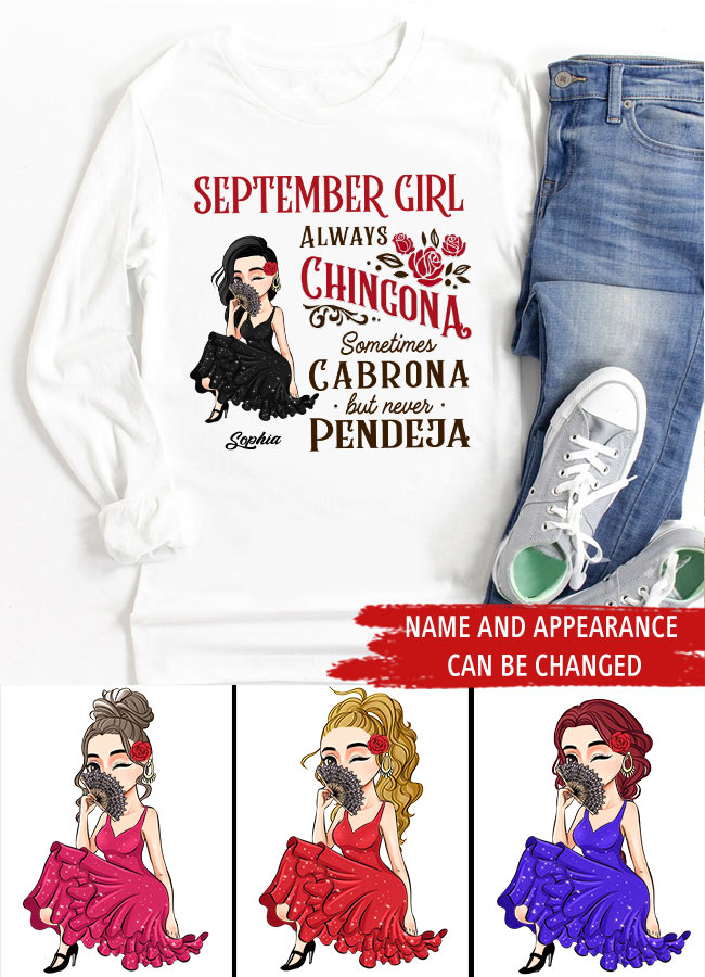 September Birthday Shirt, Custom Birthday Shirt, Queens are Born In September, September Birthday Shirts For Woman, September Birthday Gifts