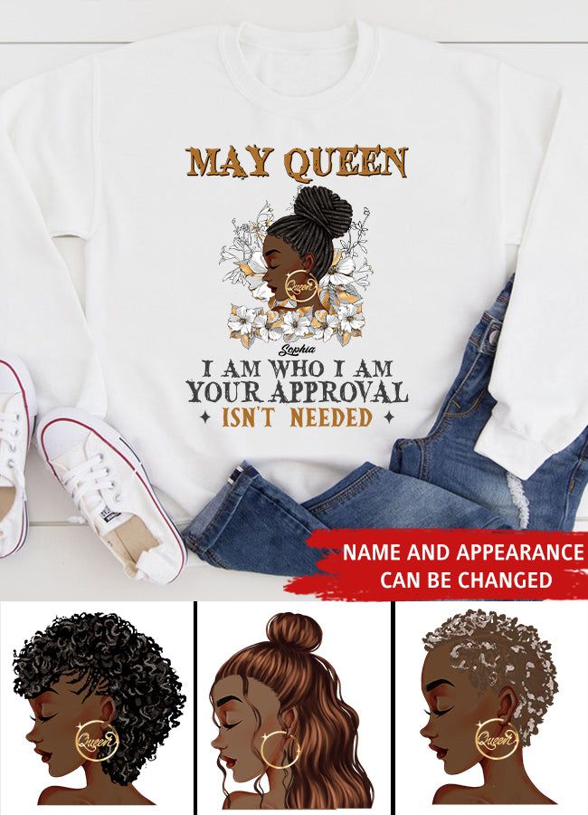 May Birthday Shirt, Custom Birthday Shirt, Queens Born In May, May Birthday Gifts, May shirts for Woman
