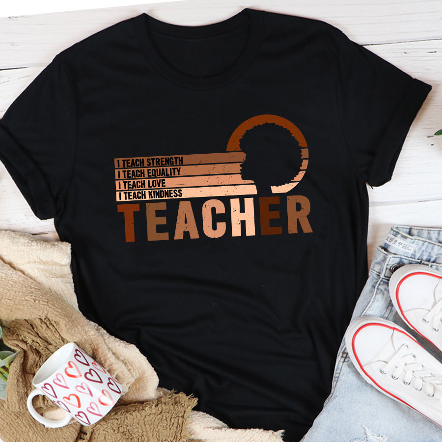 Inspirational Teacher Shirt, Black Teacher Shirt, Black History Month Shirt,Teacher Gift, African American Teacher Shirt, Black Power Shirt