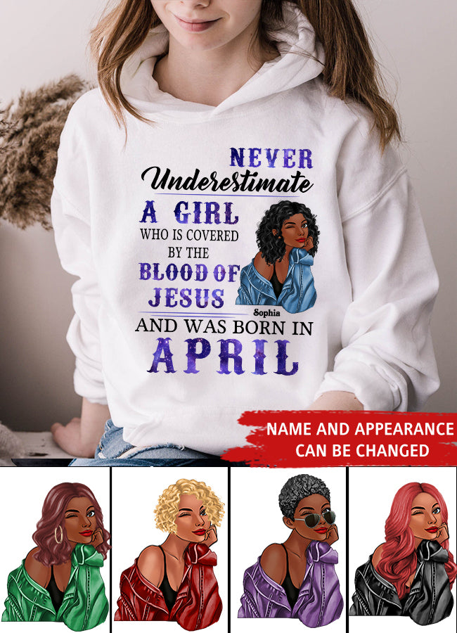 April Birthday Shirt, Custom Birthday Shirt, Queens Born In April, April Birthday Gifts, April shirts for Woman